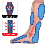 Foot and Calf Massager with Heat, Leg Air Massager for Circulation and Relaxation with Hand-held Controller 6 Modes 3 Intensities (with 2 Extensions)