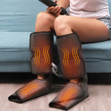 Foot and Calf Massager with Heat, Leg Air Massager for Circulation and Relaxation with Hand-held Controller 6 Modes 3 Intensities (with 2 Extensions)