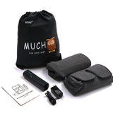 Foot and Calf Massager with Heat, Leg Air Massager for Circulation and Relaxation with Hand-held Controller 6 Modes 3 Intensities (with 2 Extensions)