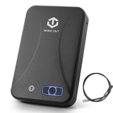 Gun Safe Lock Box Portable Pistol Safe One Gun Capacity with RFID & Key