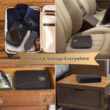 WINCENT Elite Portable Gun Safe with Emergency Type-C Lithium Battery & Override Key