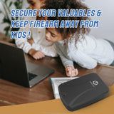 WINCENT Elite Portable Gun Safe with Emergency Type-C Lithium Battery & Override Key