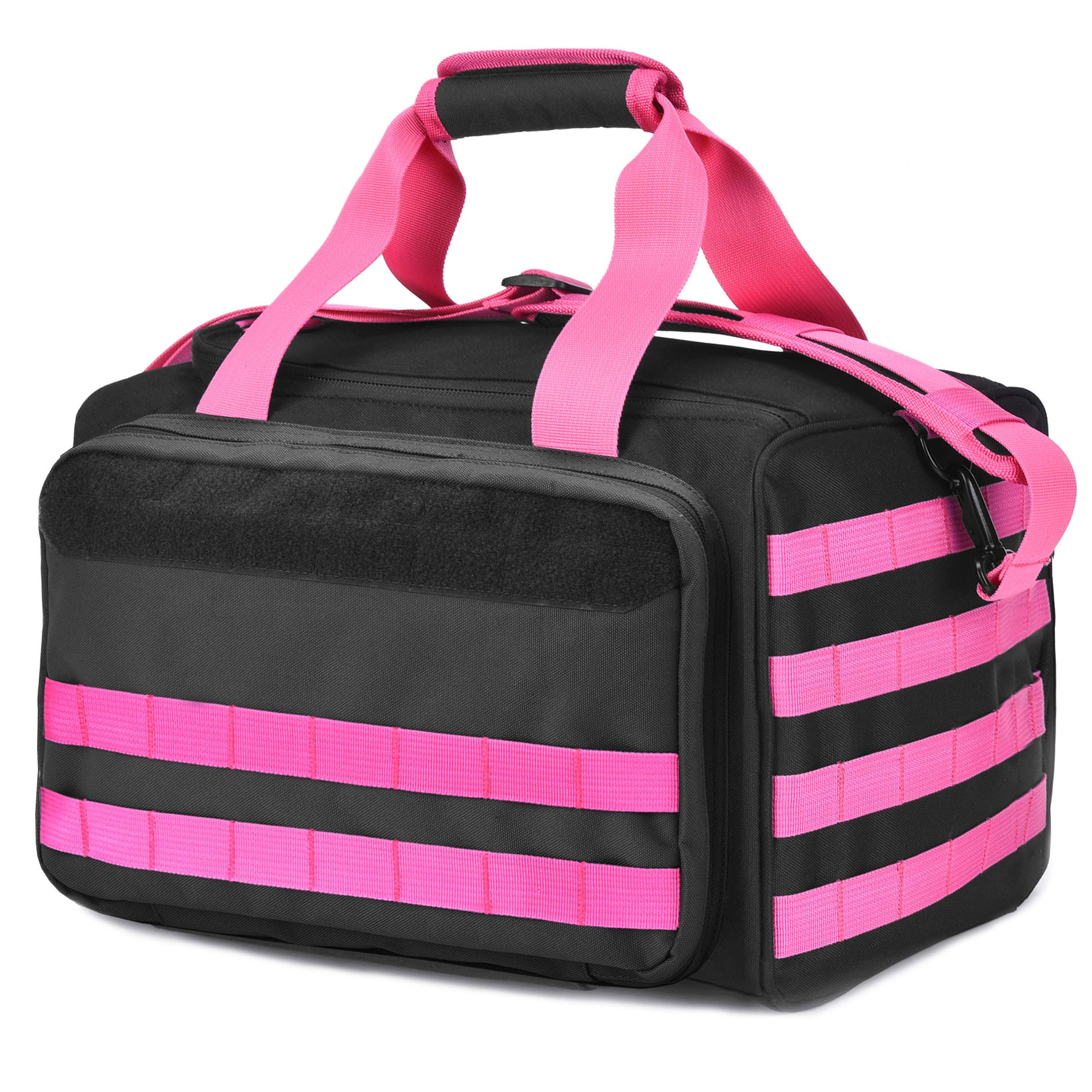 WINCENT Tactical Gun Range Bag for Handguns and Ammo - Pink