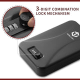 WINCENT Portable Gun Safe Lock Box