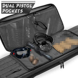PICK-UP ONLY! WINCENT Double Long Rifle Bag Case Black/Tan