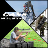 PICK-UP ONLY! WINCENT Double Long Rifle Bag Case Black/Tan