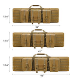 WINCENT Double Long Rifle Bag Case Black/Tan