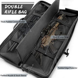 WINCENT Double Long Rifle Bag Case Black/Tan