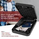 WINCENT Portable Gun Safe Lock Box