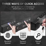 WINCENT Biometric Gun Safe for Pistols - Black Camo